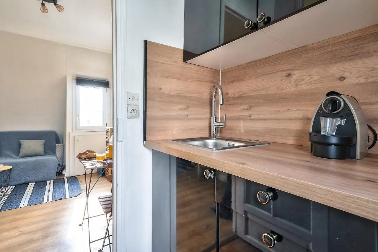 New Parisian Studio With View In The Central 11Th France